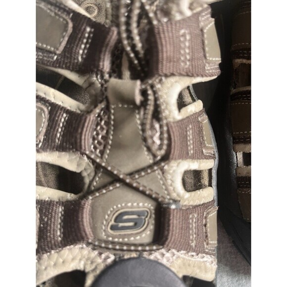 Skechers Men's Journeyman 50492 Brown/Tan Safari Water Shoes Hiking Sandals Sz 1 - Picture 3 of 6